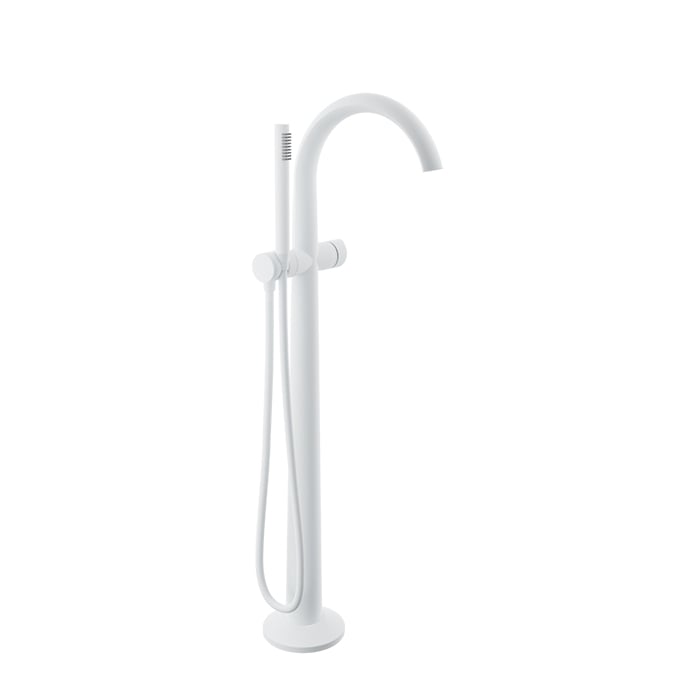 Baril Flora B47 Floor Tub Filler Trim - White