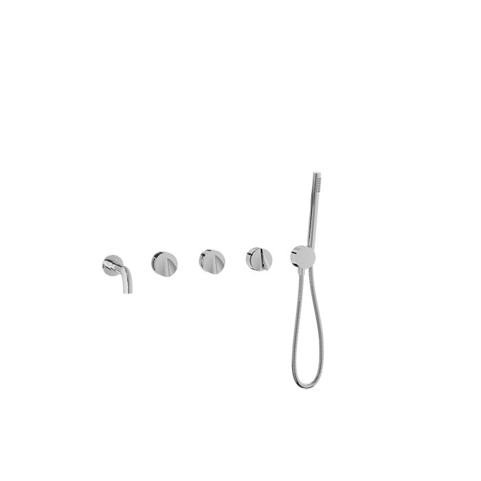Baril Flora B47 Thermostatic Shower Kit Trim - Polished Chrome