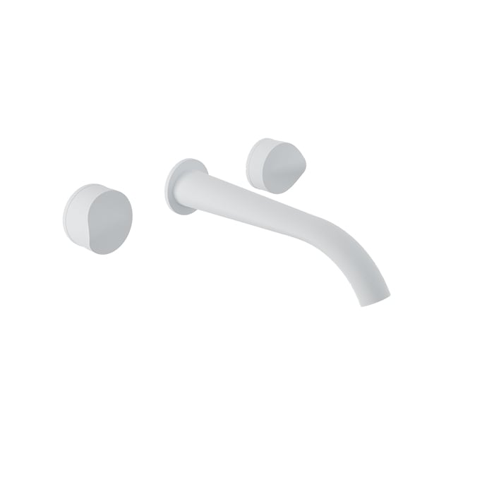 Baril Flora B47 Wall Lav Faucet Trim - White