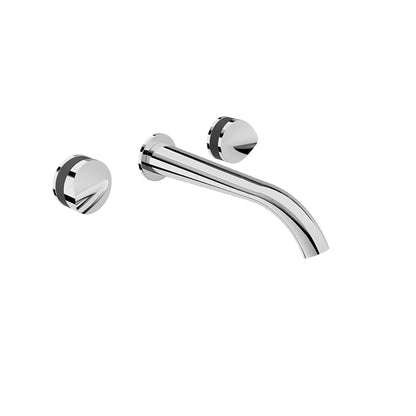 Baril Flora B47 Trim Only For Two Handles Wall-Mounted Lavatory Faucet, Drain Not Included - T47-8041-00L
