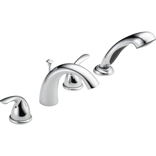 Delta Classic Roman Tub with Hand Shower Trim - T4705