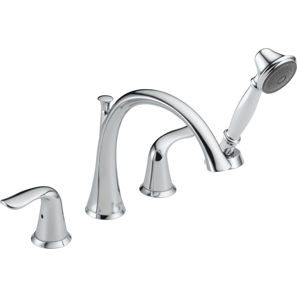 Delta Lahara Roman Tub Faucet with Handshower Trim - T4738