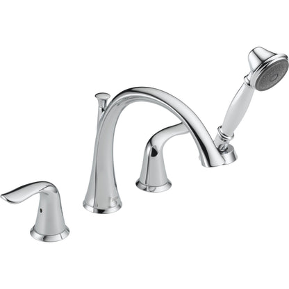 Delta Lahara Roman Tub Faucet with Handshower Trim - T4738