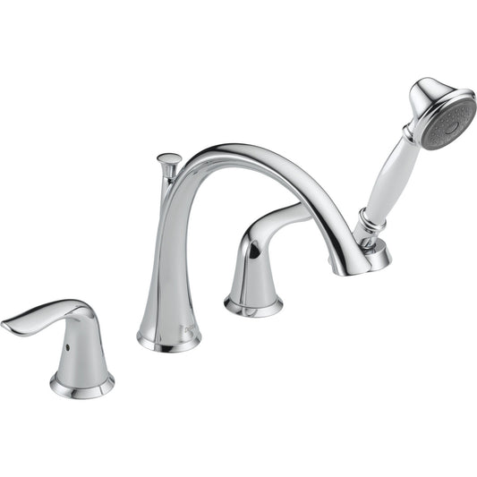 Delta Lahara Roman Tub Faucet with Handshower Trim - T4738