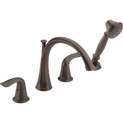 Delta Lahara Roman Tub Faucet with Handshower Trim - T4738