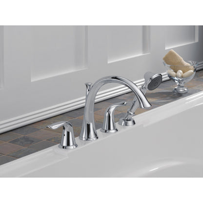 Delta Lahara Roman Tub Faucet with Handshower Trim - T4738