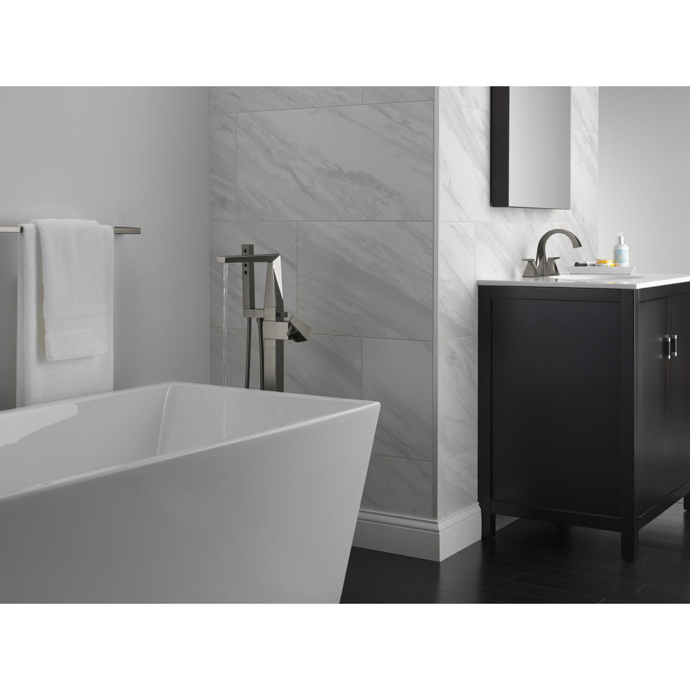 Delta Trillian Two Handle Widespread Bathroom Faucet - 35546