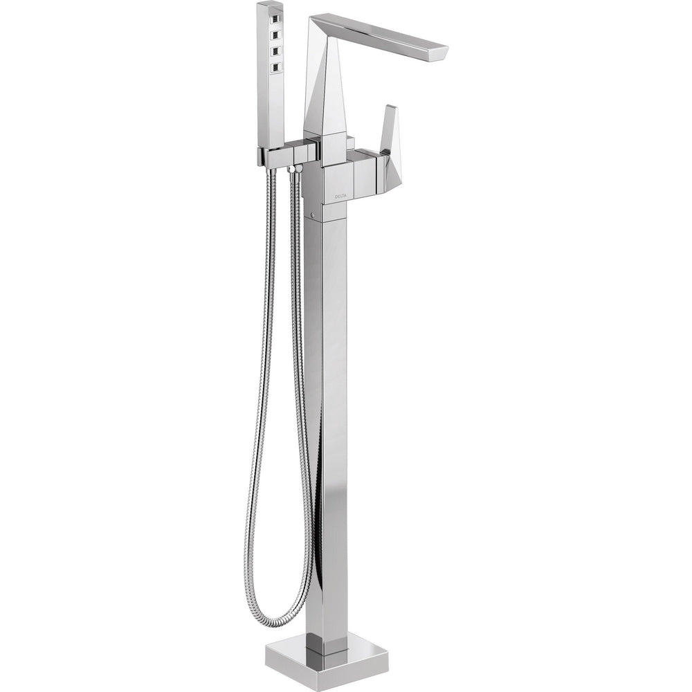 Delta Trillian Single Handle Floor Mount Tub Filler Trim - T4743