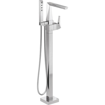 Delta Trillian Single Handle Floor Mount Tub Filler Trim - T4743