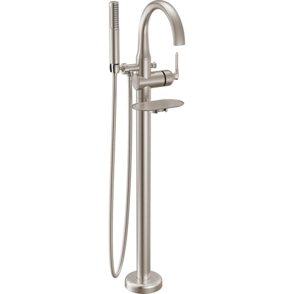 Delta T4745 Bonacci Floor Mount Tub Filler - Lumicoat Stainless