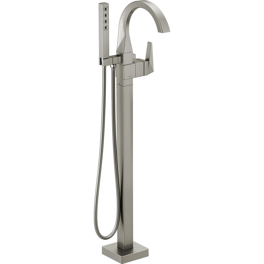 Delta Trillian Single Handle Floor Mount Tub Filler Trim - T4746