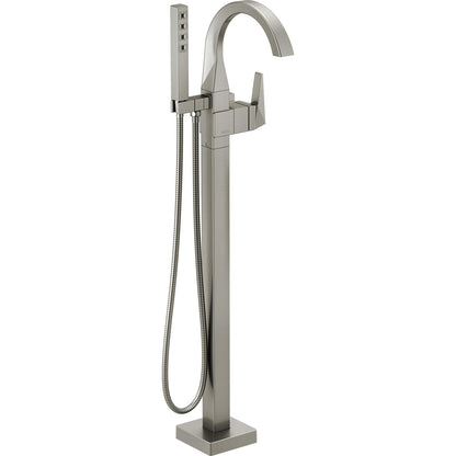 Delta Trillian Single Handle Floor Mount Tub Filler Trim - T4746