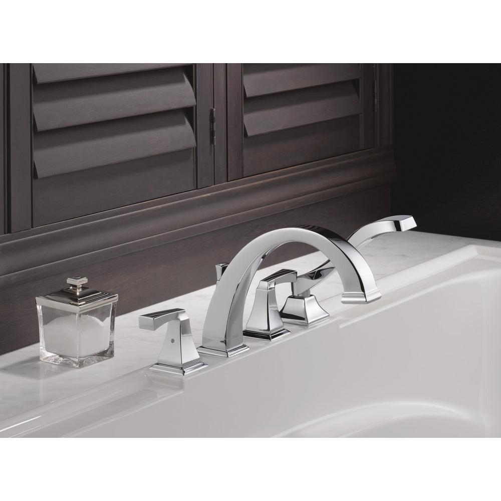 Delta Dryden Roman Tub with Hand Shower Trim - T4751