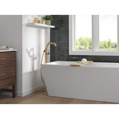 Delta Trinsic Floor Mount Tub Filler - T4754