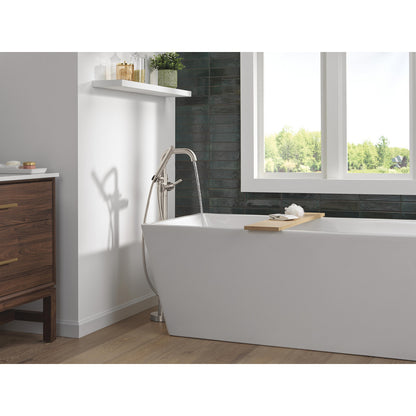 Delta Trinsic Floor Mount Tub Filler - T4754