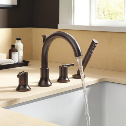 Delta Trinsic Roman Tub with Hand Shower Trim - T4759