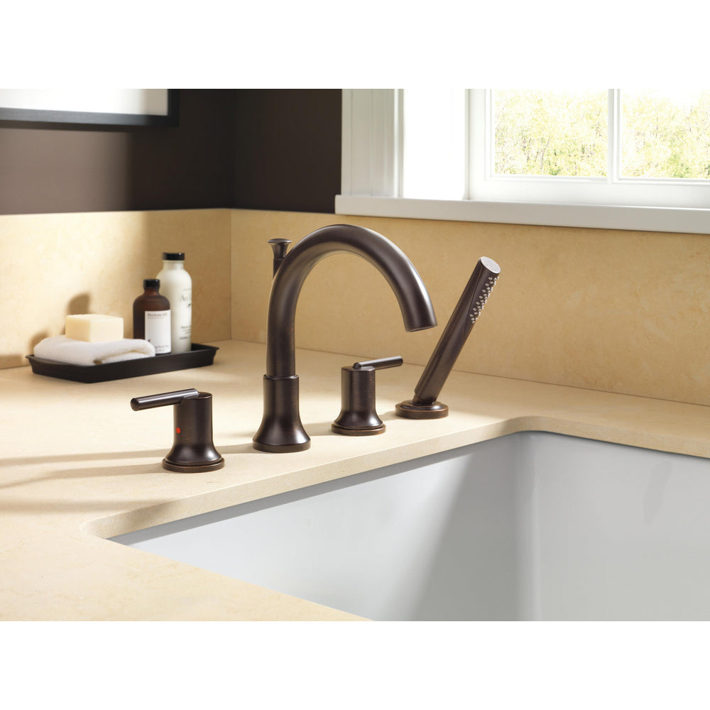 Delta Trinsic Roman Tub with Hand Shower Trim - T4759