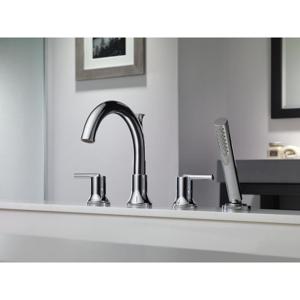 Delta Trinsic Roman Tub with Hand Shower Trim - T4759