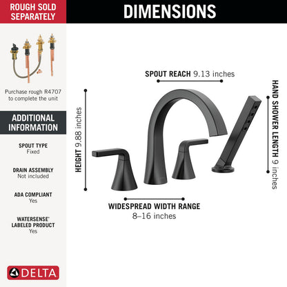Delta T4762 - dimensions