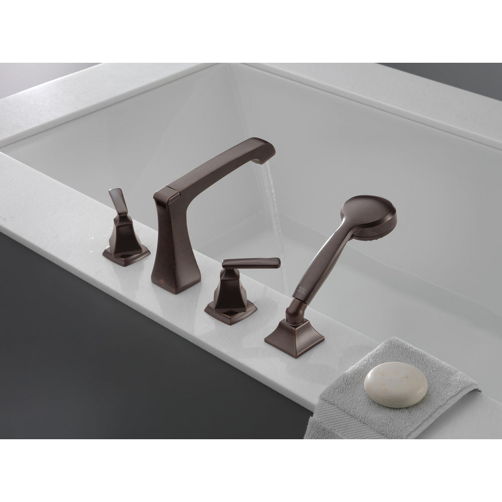 Delta Ashlyn Roman Tub with Hand Shower Trim - T4764