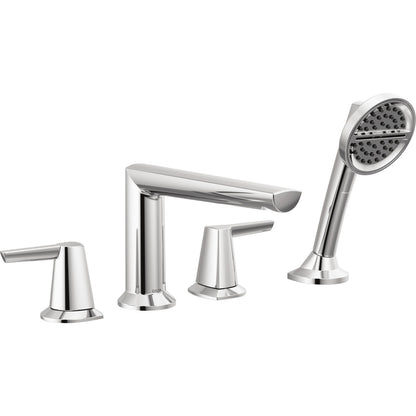 Delta Galeon Garniture de baignoire romaine 4 trous avec douchette - T4771