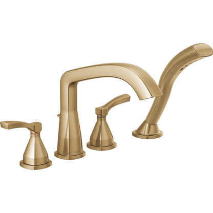 Delta Stryke Four Hole Roman Tub Trim - T4776