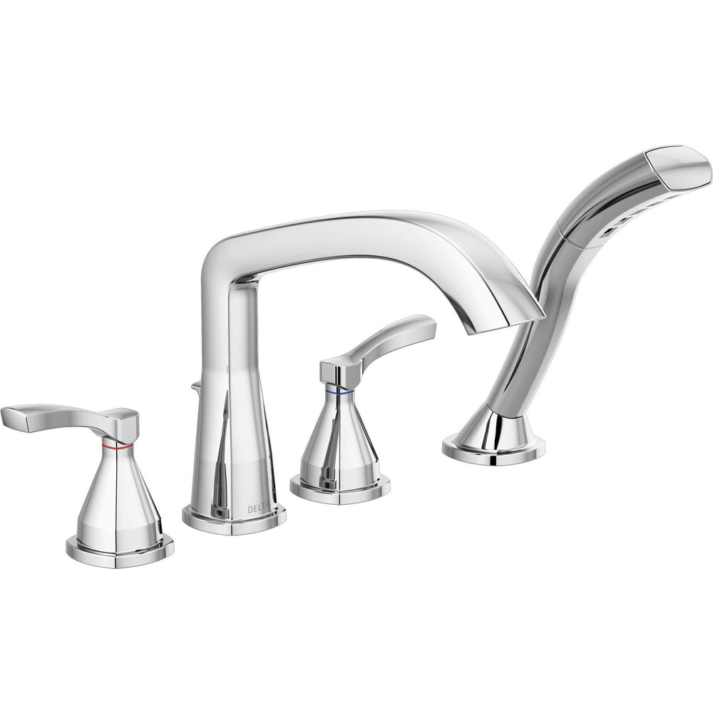 Delta Stryke Four Hole Roman Tub Trim - T4776