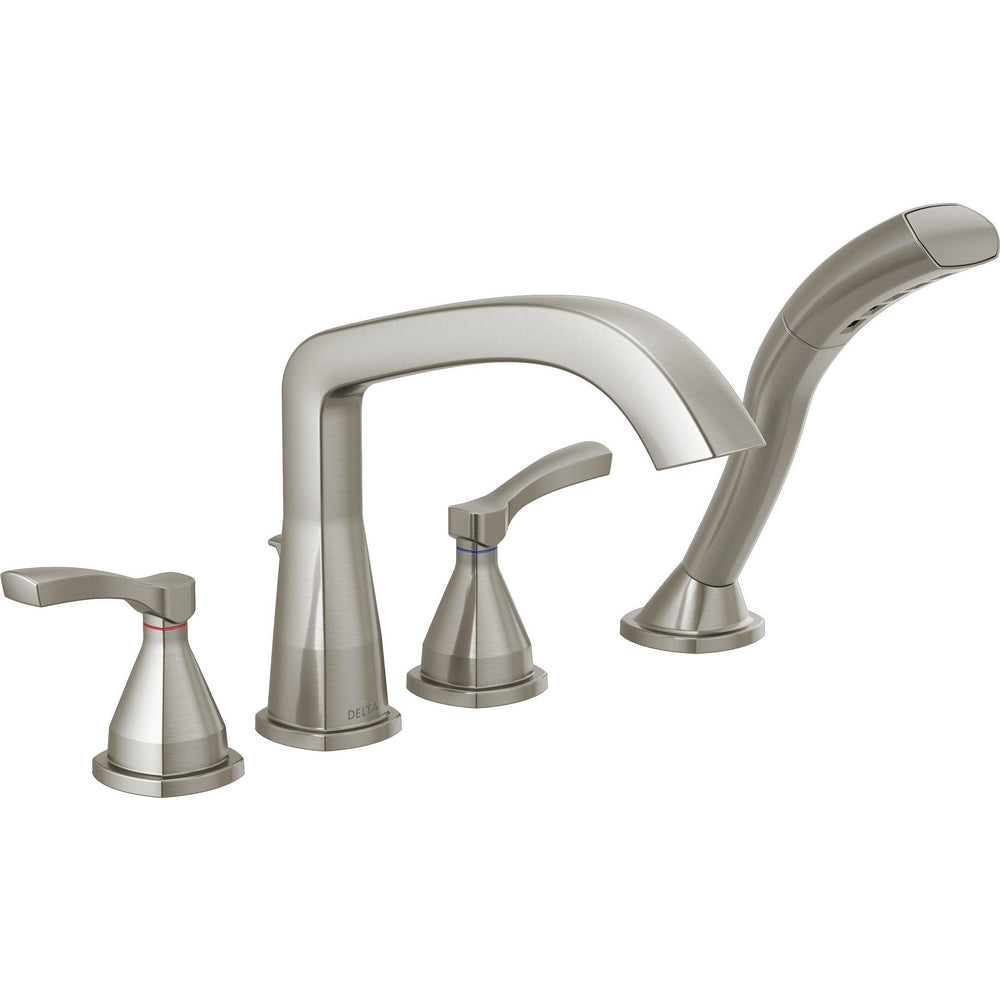 Delta Stryke Four Hole Roman Tub Trim - T4776
