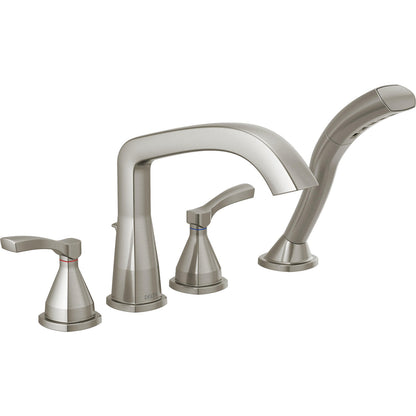Delta Stryke Four Hole Roman Tub Trim - T4776