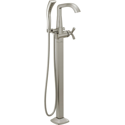 Delta Stryke Single Handle Floor Mount Tub Filler Trim - T47766
