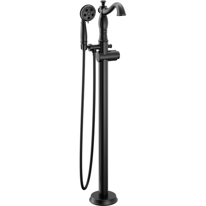 Delta T4797FL Cassidy Floor Mount Tub Filler - Matte Black