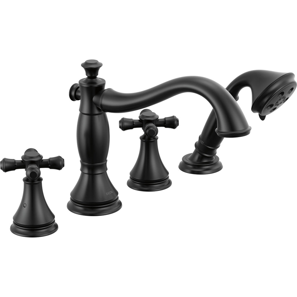 Delta T4797 Matte Black - configured with handle
