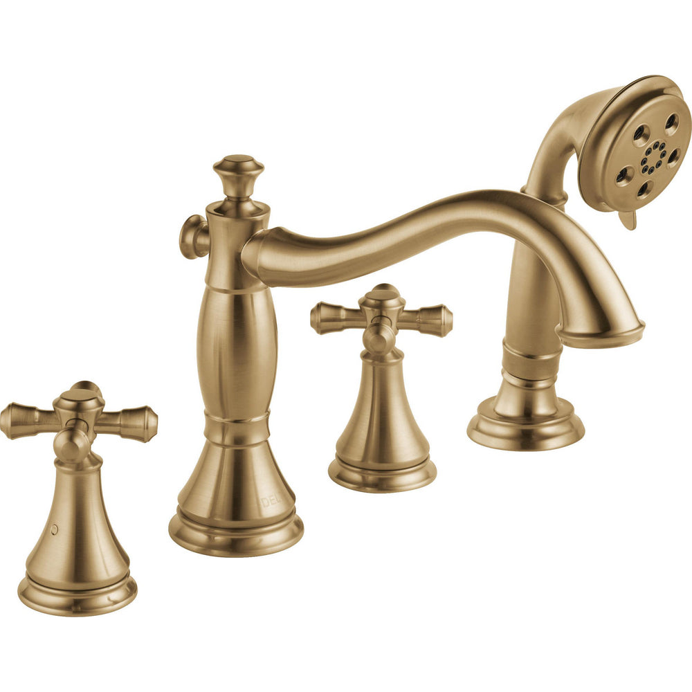 Delta Cassidy Roman Tub with Hand Shower Trim - Less Handles - T4797