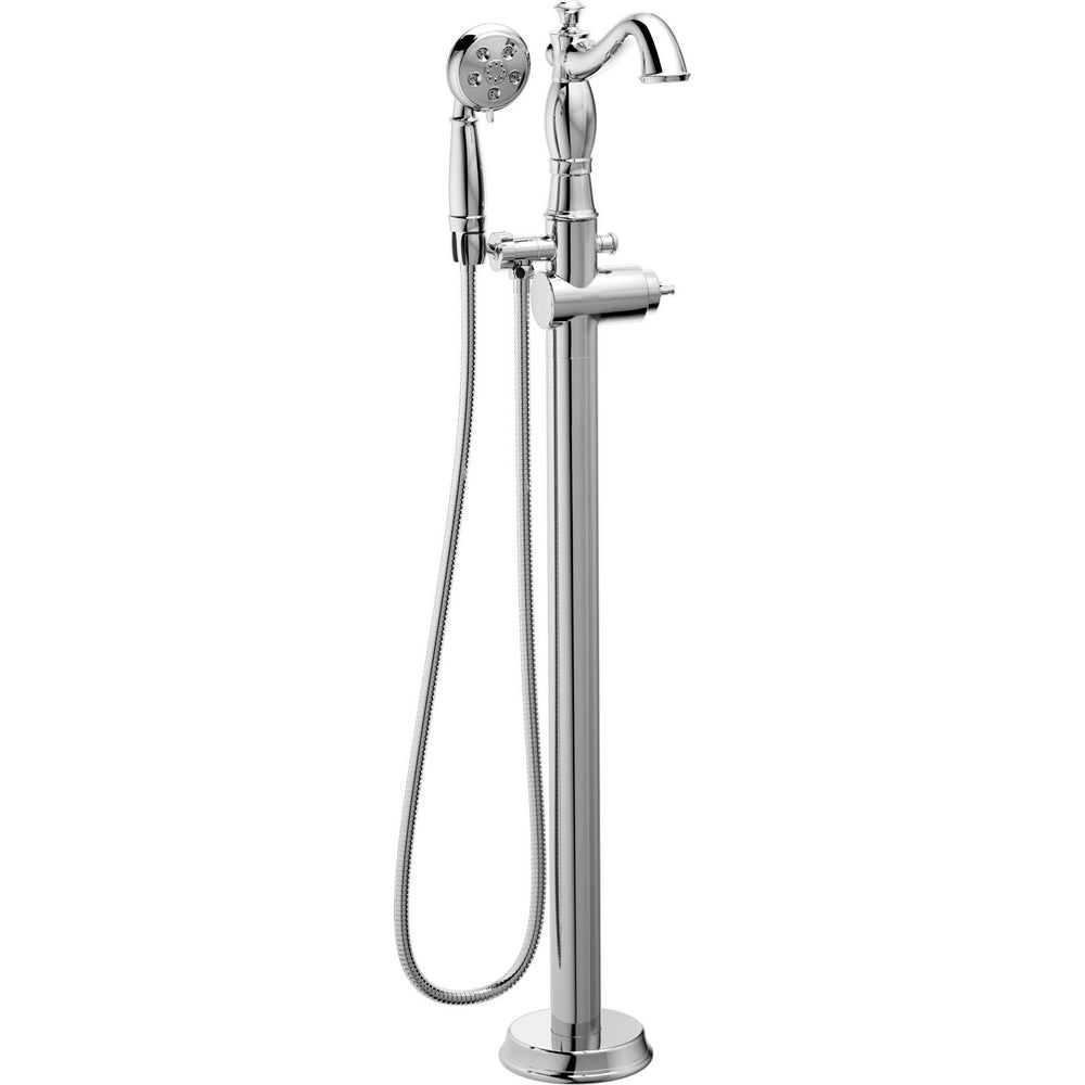 Delta T4797FL Cassidy Floor Mount Tub Filler - Chrome
