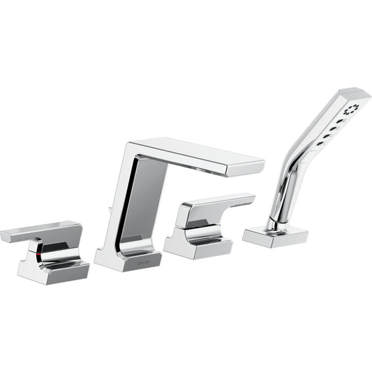 Delta Pivotal Roman Tub with Hand Shower Trim - T4799