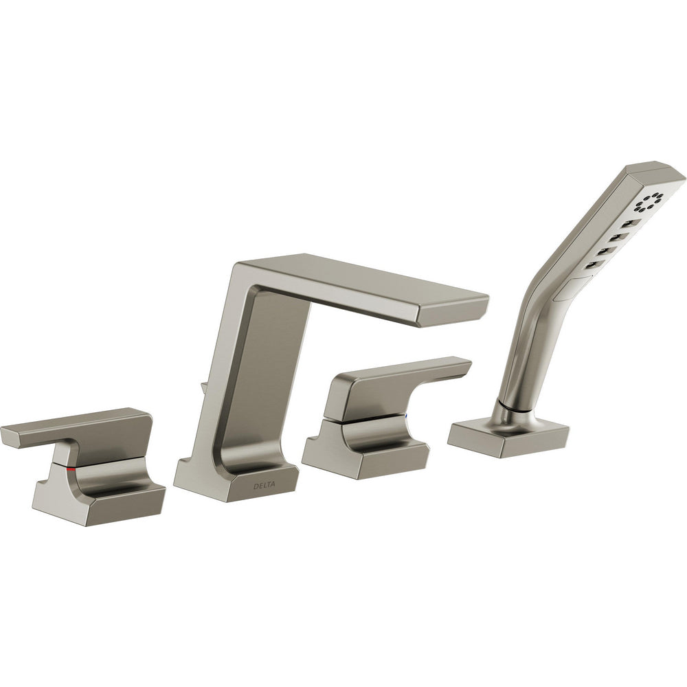 Delta Pivotal Roman Tub with Hand Shower Trim - T4799