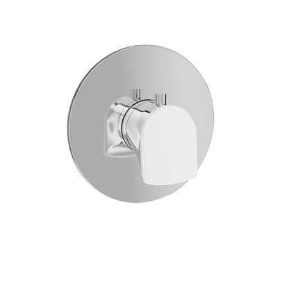 Baril Accent B56 3/4" Thermostatic Valve Trim - Chrome/White