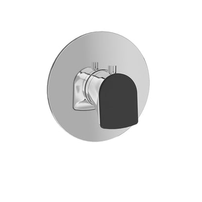 Baril Accent B56 3/4" Thermostatic Valve Trim - Smokey Chrome