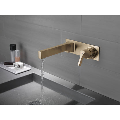 Delta Zura Single Handle Wall Mount Bathroom Faucet Trim - T574LF