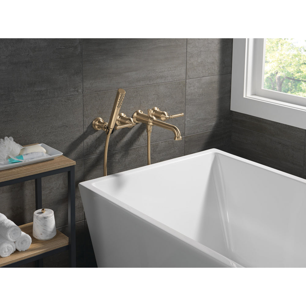 Delta Broderick Wall Mount Tub Filler Handle Kit-Lever - H583