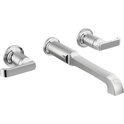 Delta Tetra Wall Mount Tub Filler Trim, Less Handle - T5789
