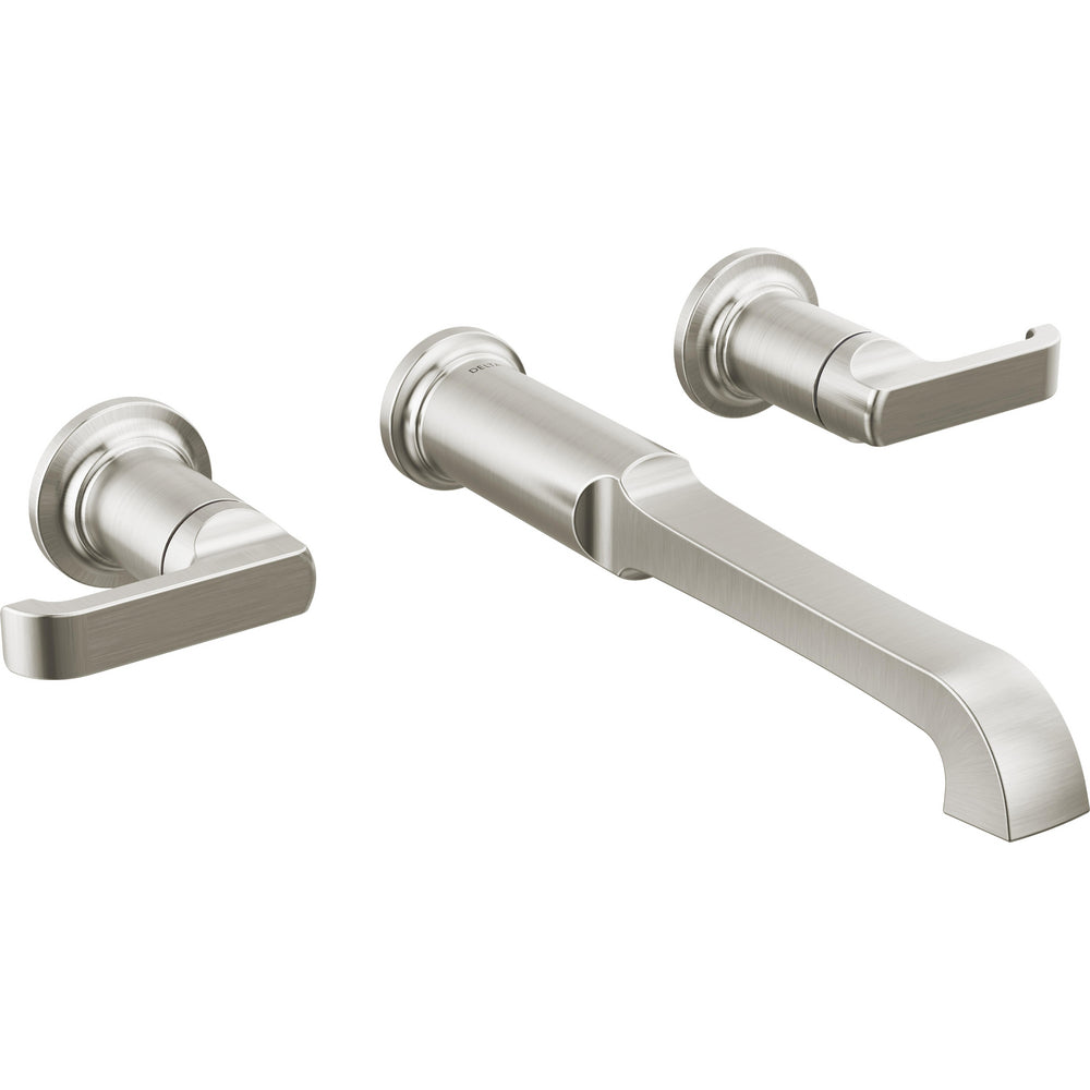 Delta Tetra Wall Mount Tub Filler Trim Less Handles - T5789