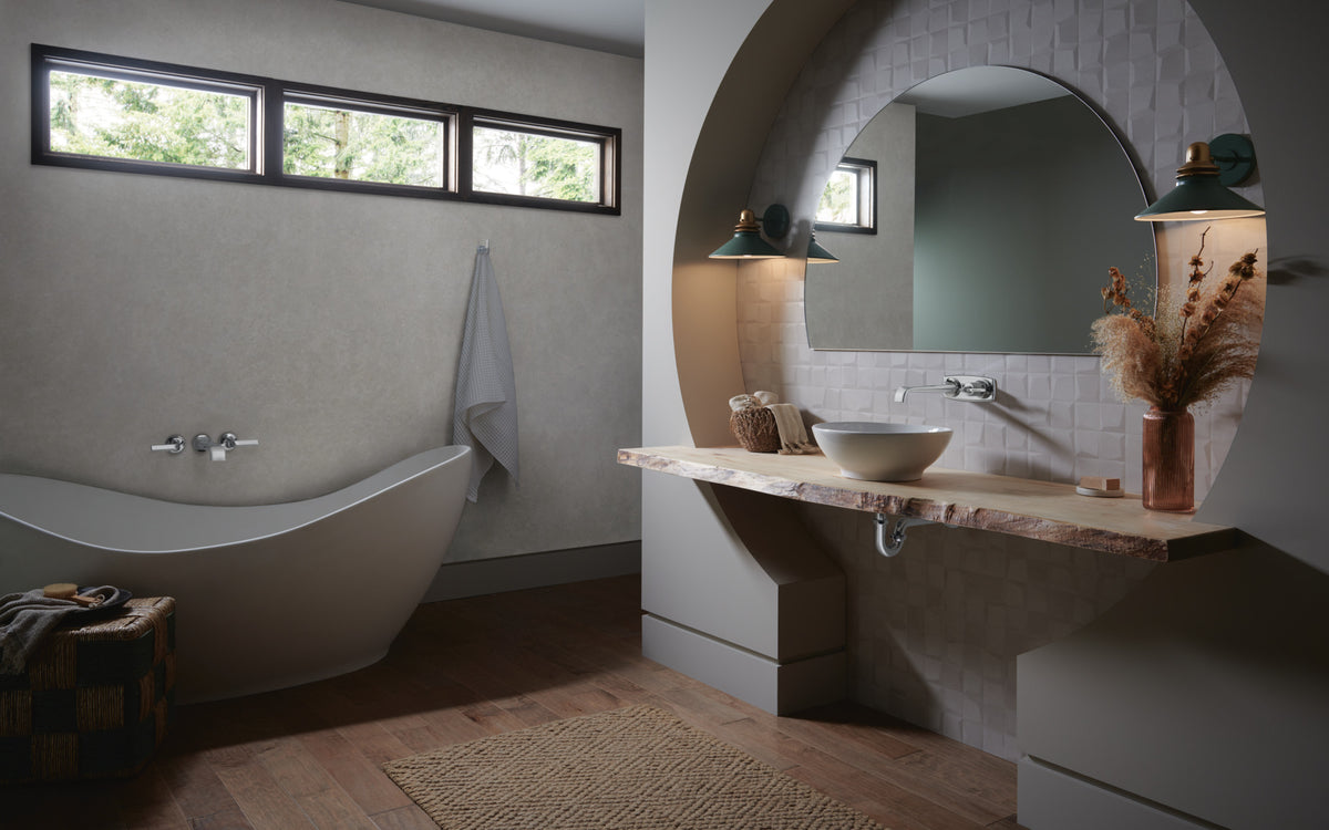 Brizo Allaria Wall Mount Tub Filler Trim (Less Handles) - T70467 - lifestyle 2