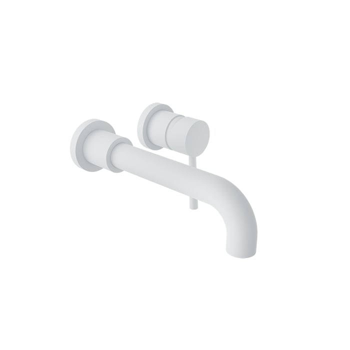Baril Zip B66 Wall-Mounted Tub Faucet - White