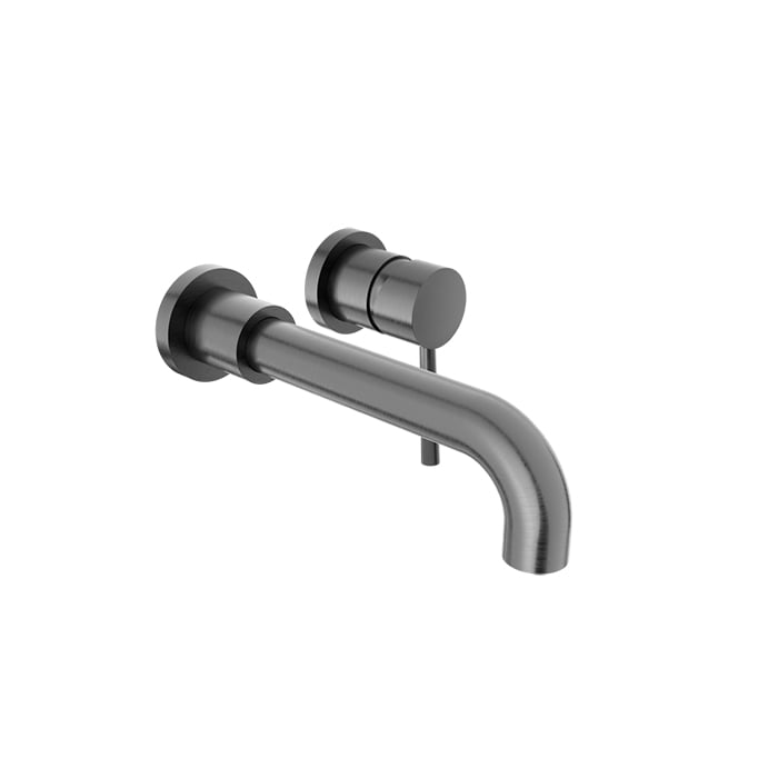 Baril Zip B66 Wall-Mounted Tub Faucet - Black Titanium