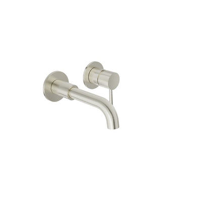Baril Zip B66 Single Lever Wall-Mounted Lavatory Faucet Trim, Drain Not Included - Brushed Nickel