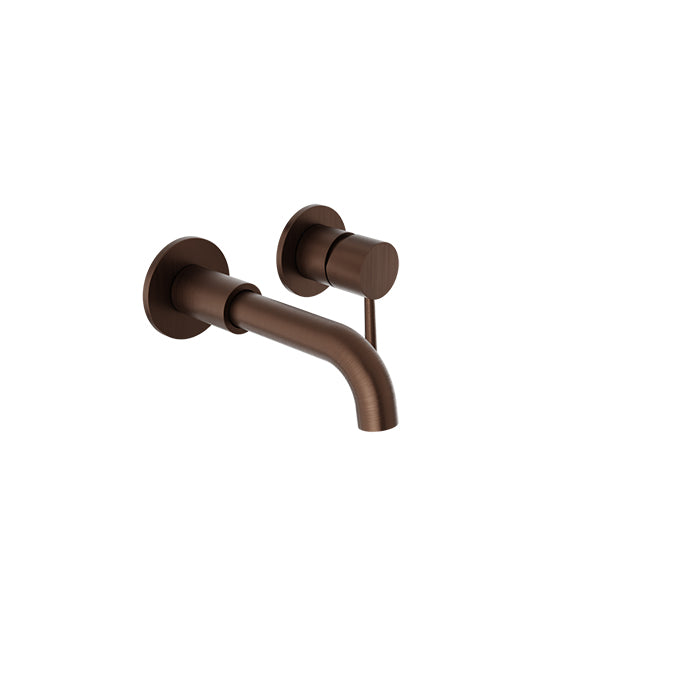 Baril Zip B66 Single Lever Wall-Mounted Lavatory Faucet Trim, Drain Not Included - Venetian Bronze