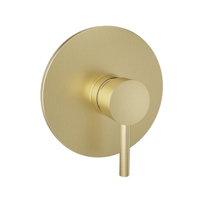 Baril Zip B66 Pressure-Balanced Shower Control Valve Trim - Satin Brass