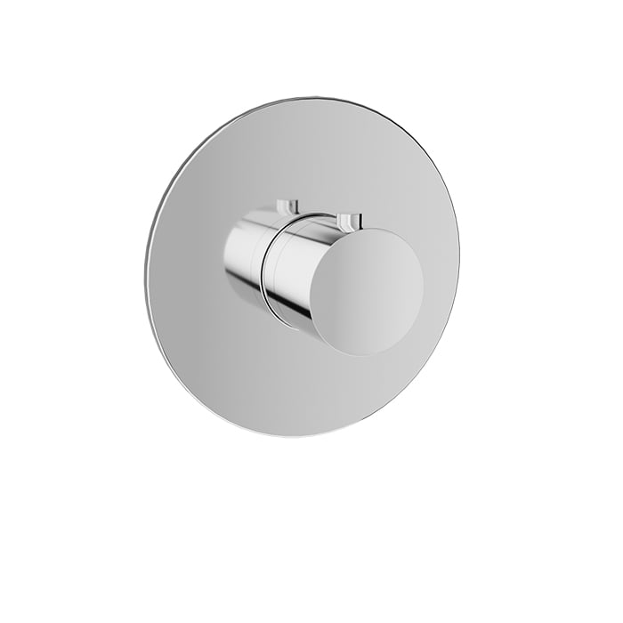 Baril Zip B66 3/4-Inch Thermostatic Valve Trim - Polished Chrome