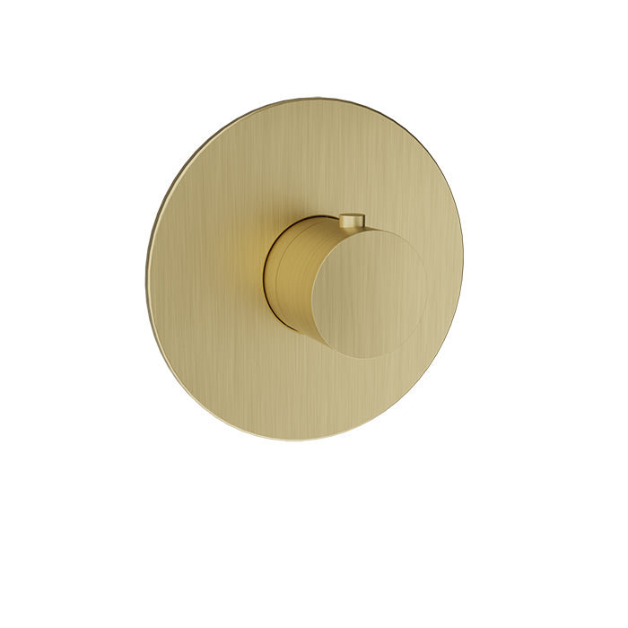 Baril Zip B66 3/4-Inch Thermostatic Valve Trim - Satin Brass